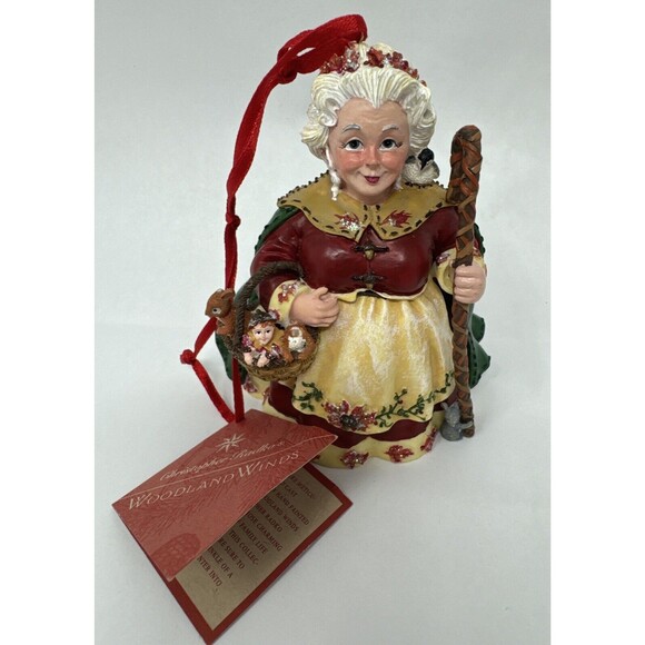Christopher Radko Woodland Winds Nana Leaf Enchanting Friends Ornament - Picture 1 of 8